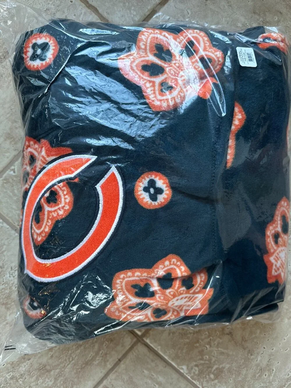 VERA BRADLEY NFL BEARS OVERSIZED THROW BLANKET:NWT CHICAGO BEARS 94